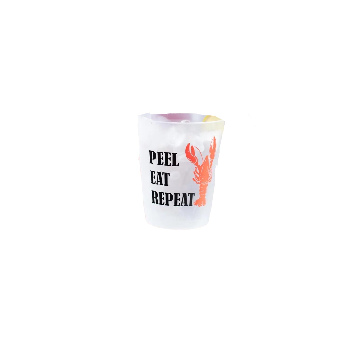 Peel,Eat, Repeat Frost Flex Party Cups