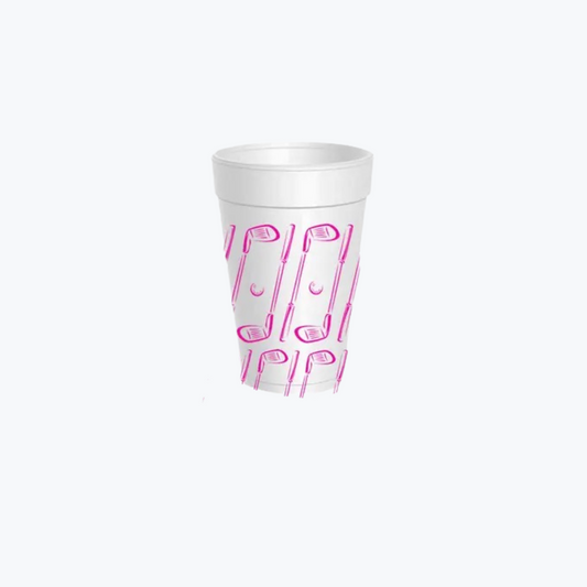Golf Clubs Styrofoam Cups
