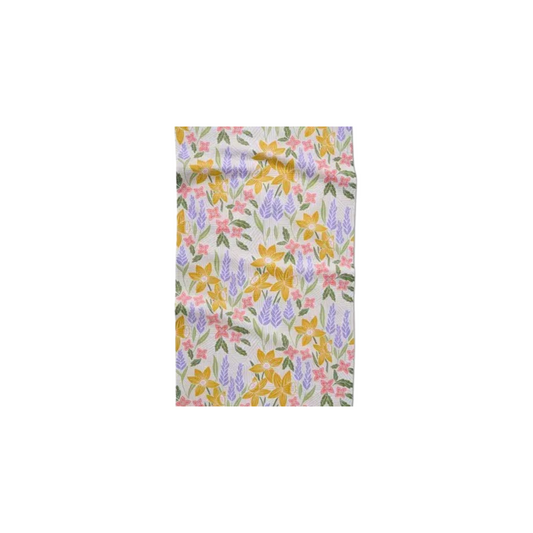 Geometry Daffodil Dreams Tea Towel