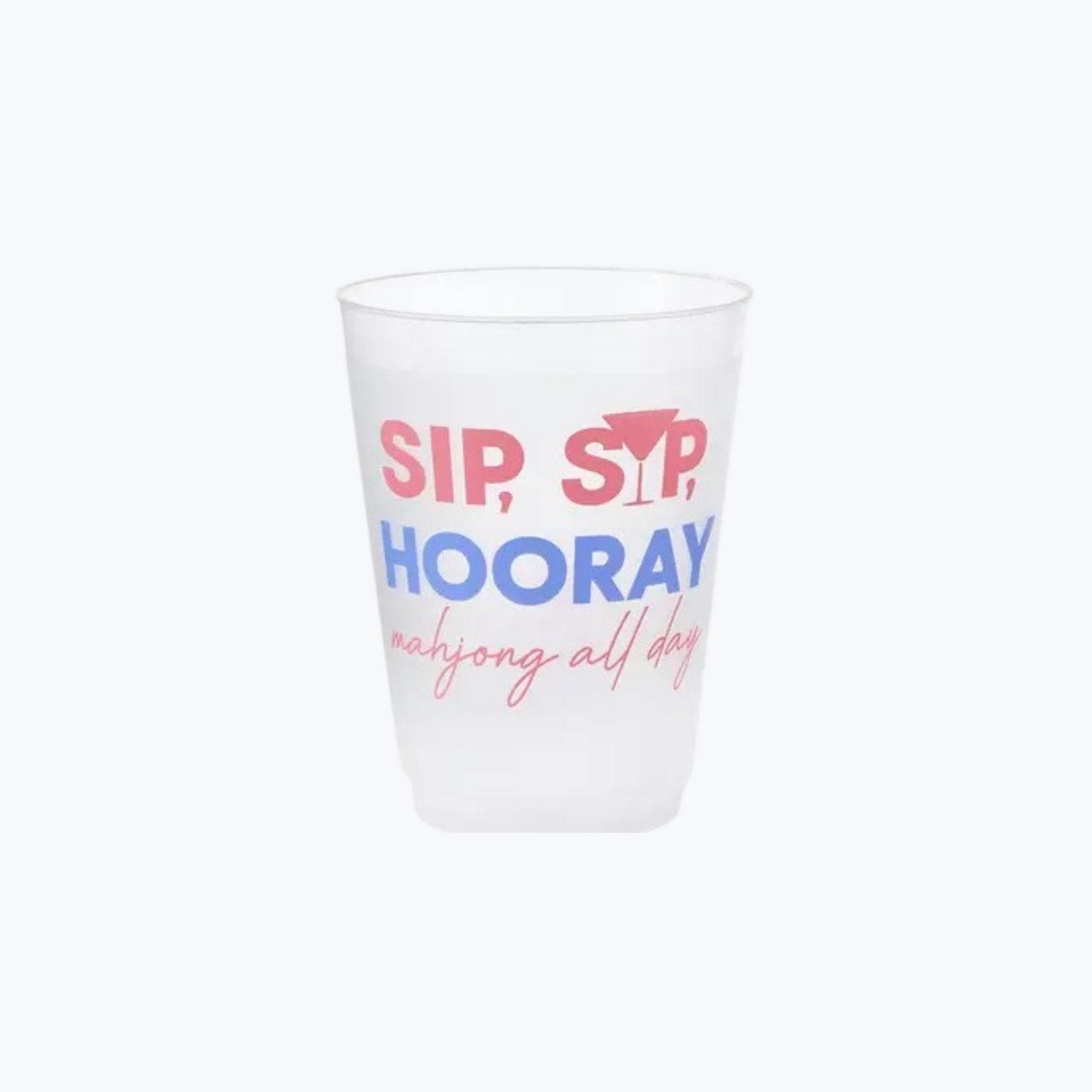 Sip Sip Hooray, Mahjong All Day Frost Flex Cups