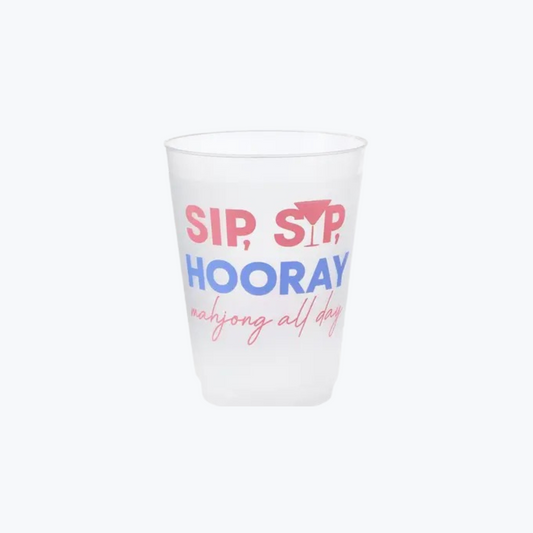Sip Sip Hooray, Mahjong All Day Frost Flex Cups