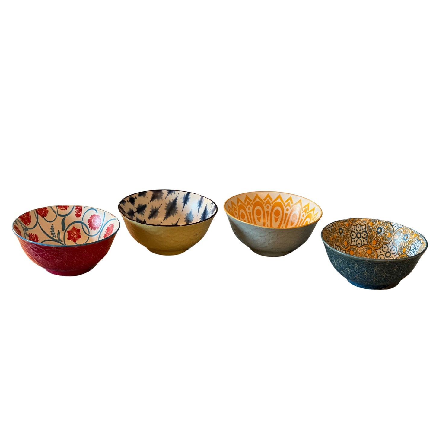 Assorted Patterned Bowls
