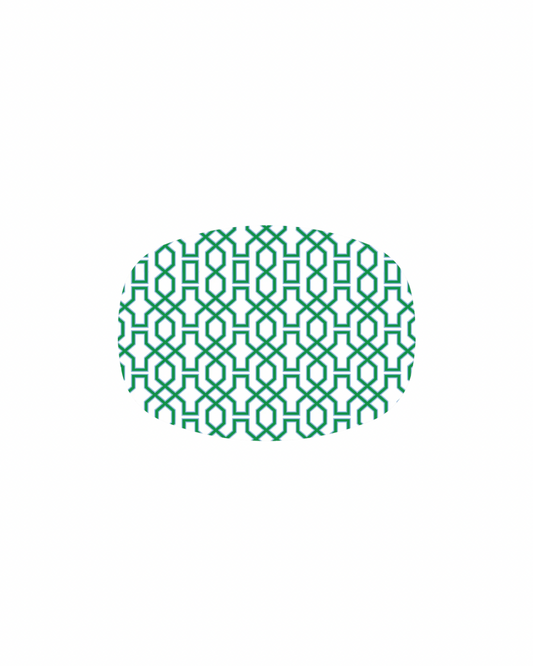 Green Trellis Serving Platter