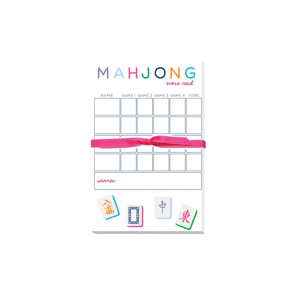 Mahjong Scoring Notepad