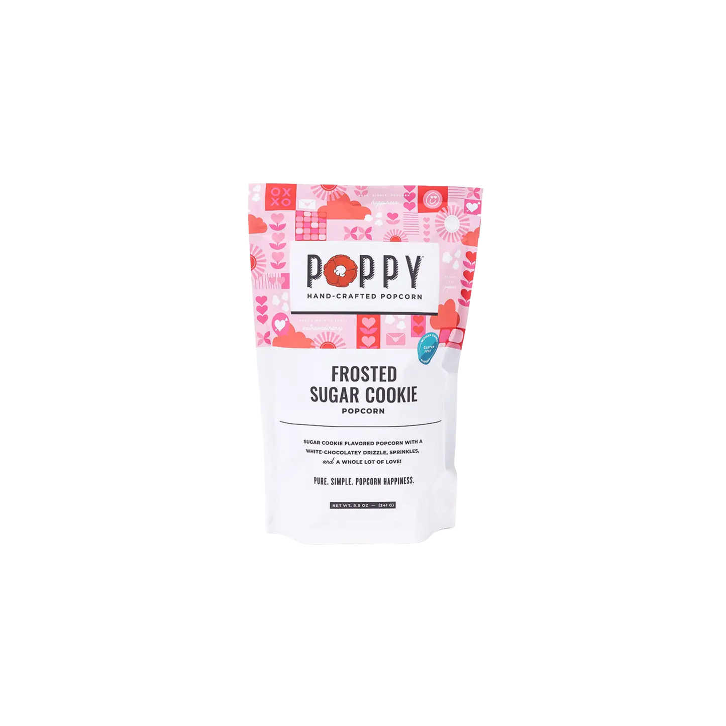 Frosted Sugar Cookie Poppy Popcorn