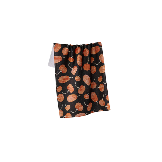Geometry Pumpkin Hollow Tea Towel
