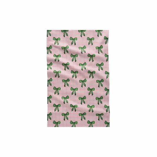 Geometry Ribbon and Cheer Tea Towel