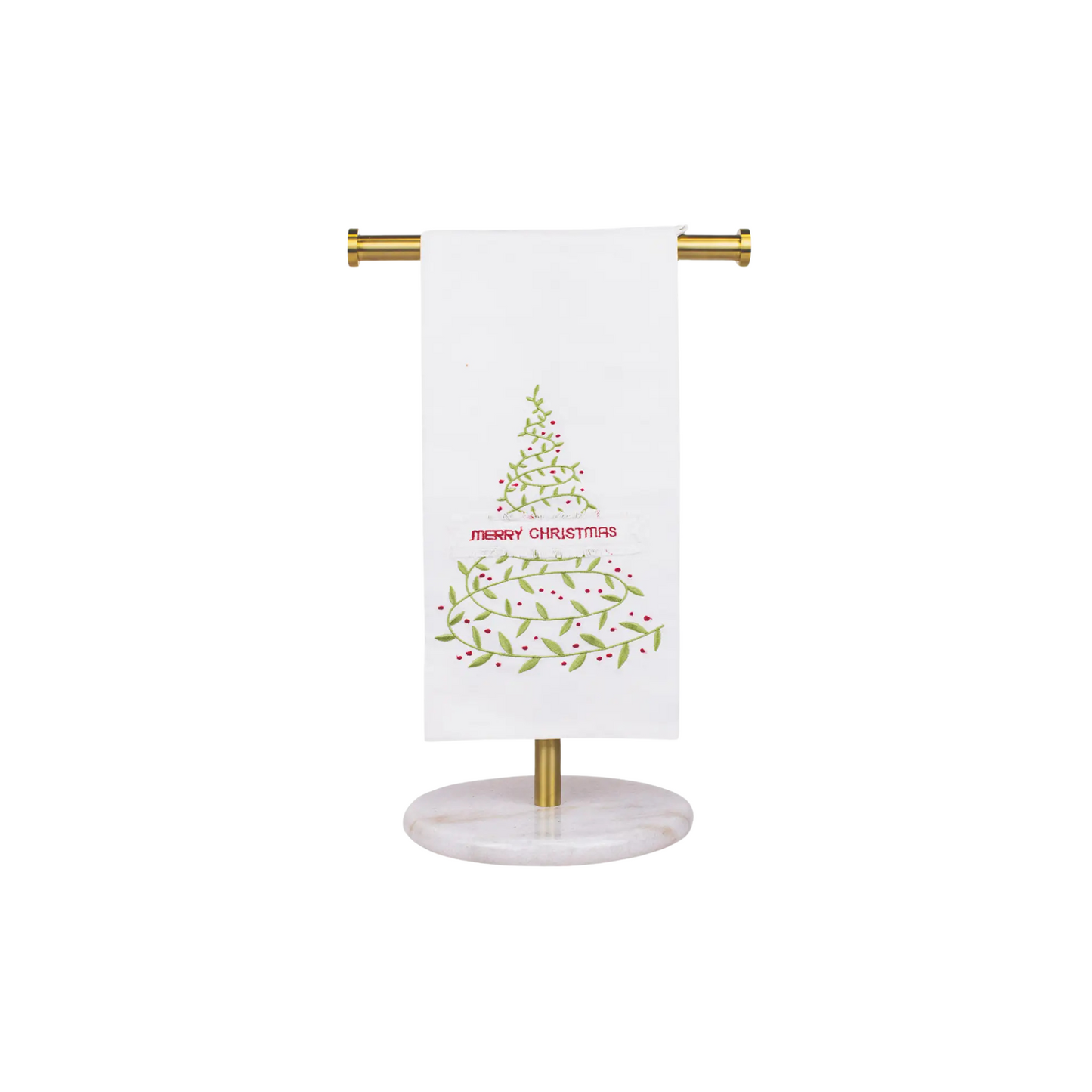 Christmas Tree Vine Tea Towel