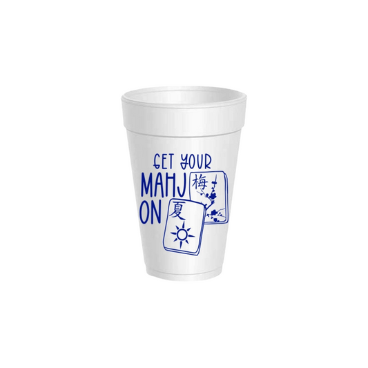 Get Your Mahjong-On Styrofoam