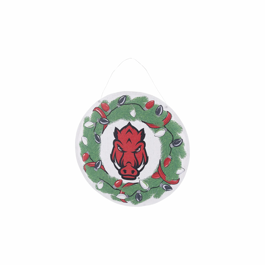 Arkansas Wreath/Helmet Burlee