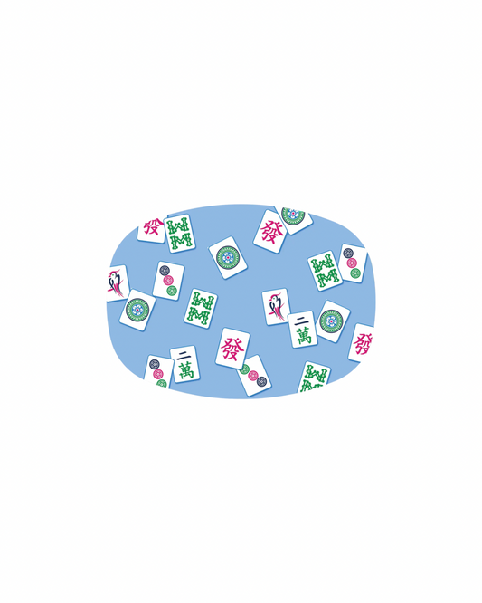 Mahjong Tiles Serving Platter
