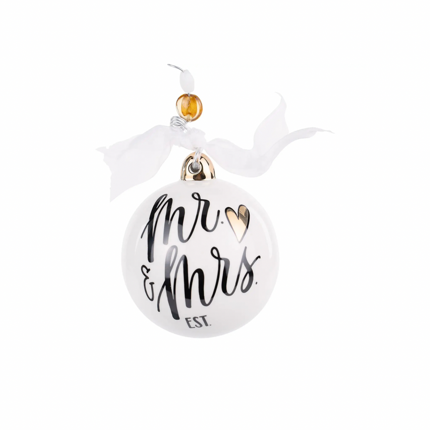 Mr. And Mrs. Holiday Ornament