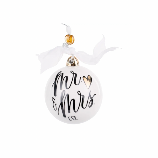 Mr. And Mrs. Holiday Ornament