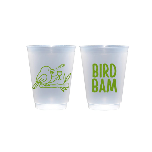 Bird Bam Cheers Frosted Cups