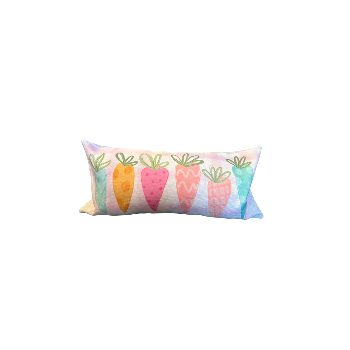 Easter Carrot Lumbar Pillow