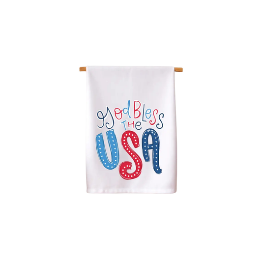 God Bless the USA Tea Towel