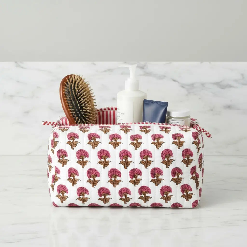 Hydrangea Make Up Bags