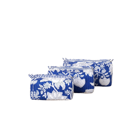 Cornflower Cosmetic Pouches
