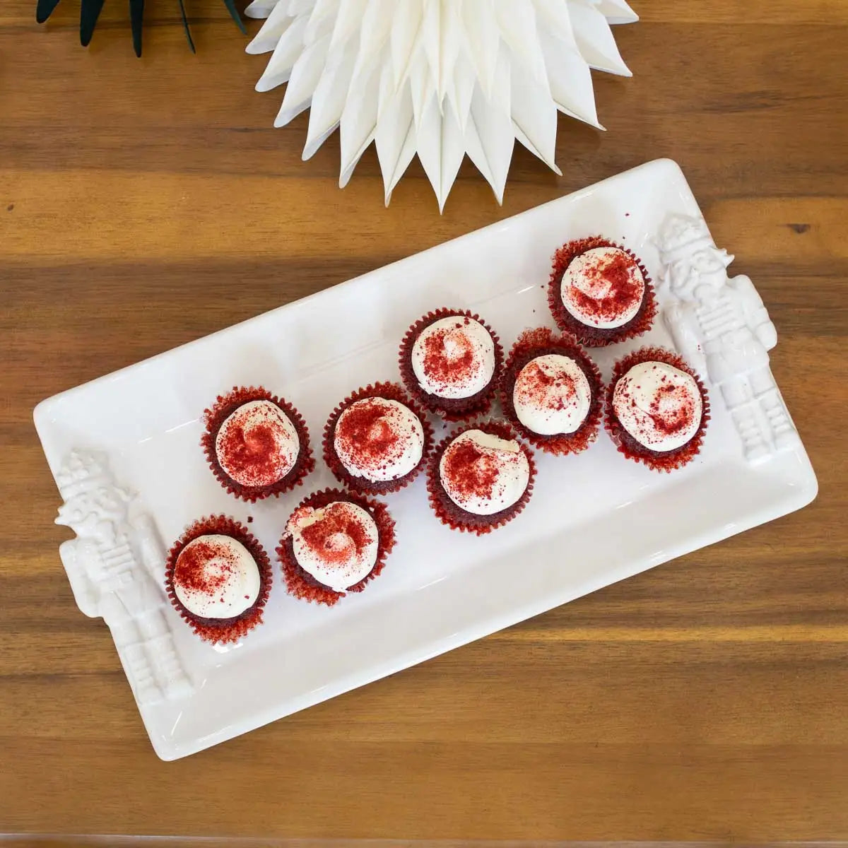 Nutcracker Embossed Rectangular Platter