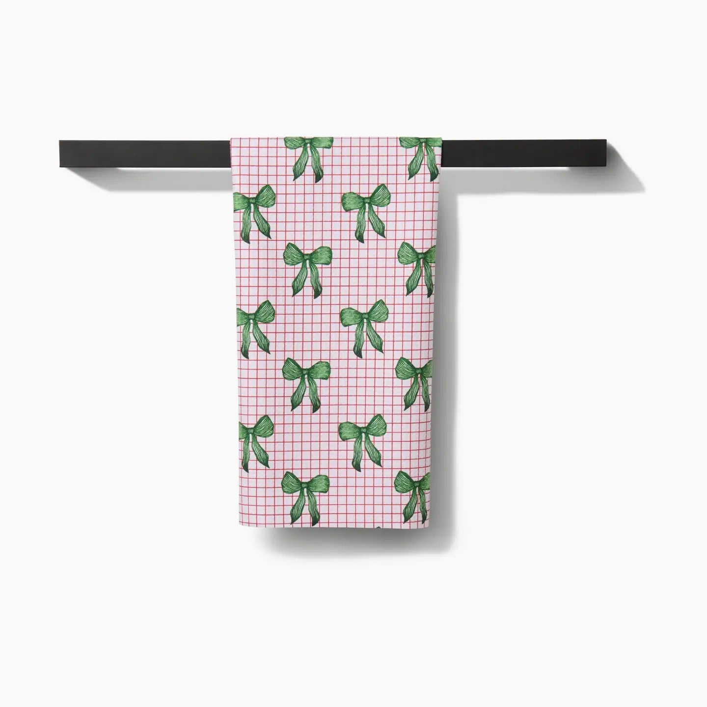 Geometry Ribbon and Cheer Tea Towel