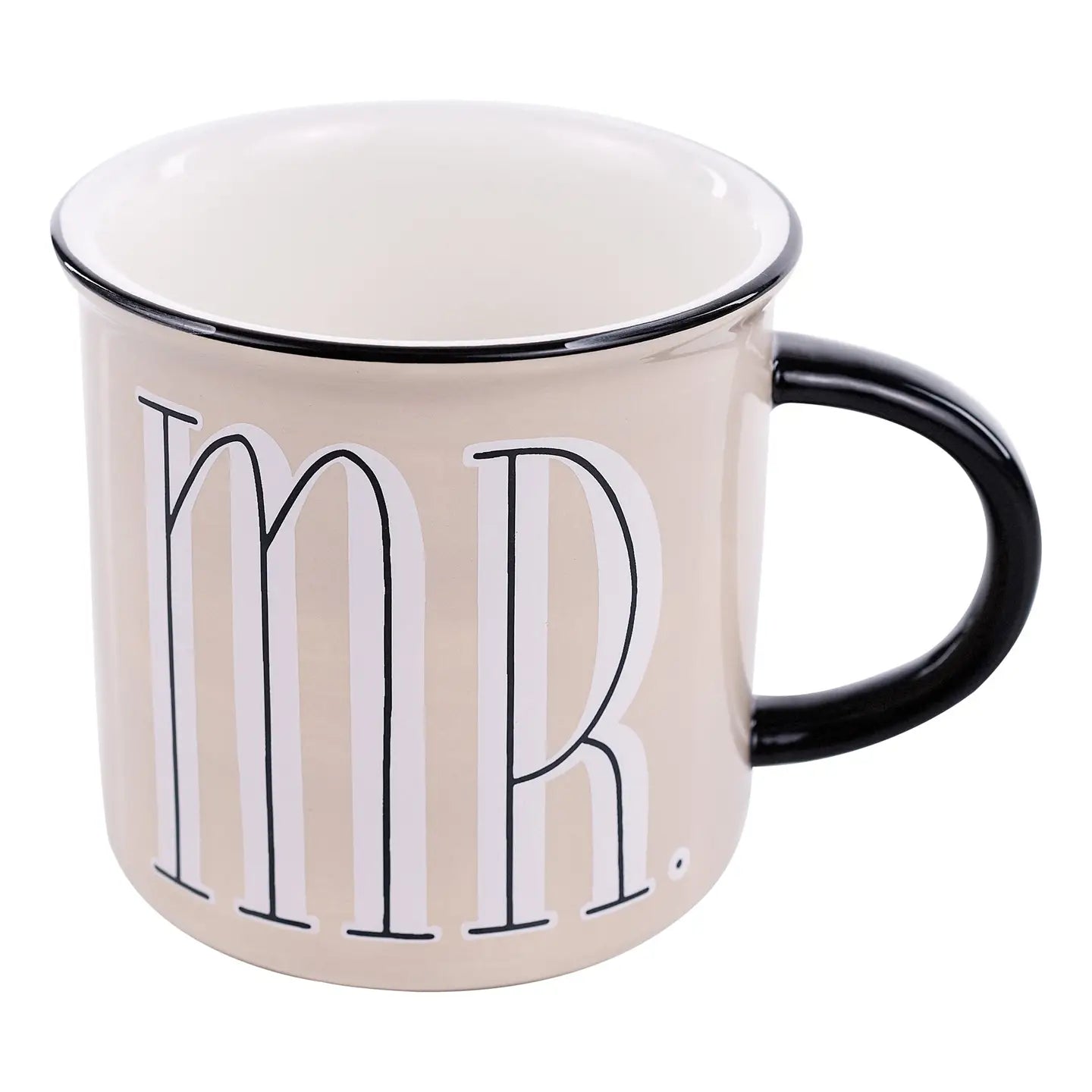 Neutral Mr. And Mrs. Campfire Mugs (set of 2)