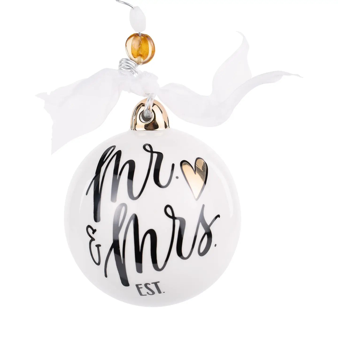 Mr. And Mrs. Holiday Ornament