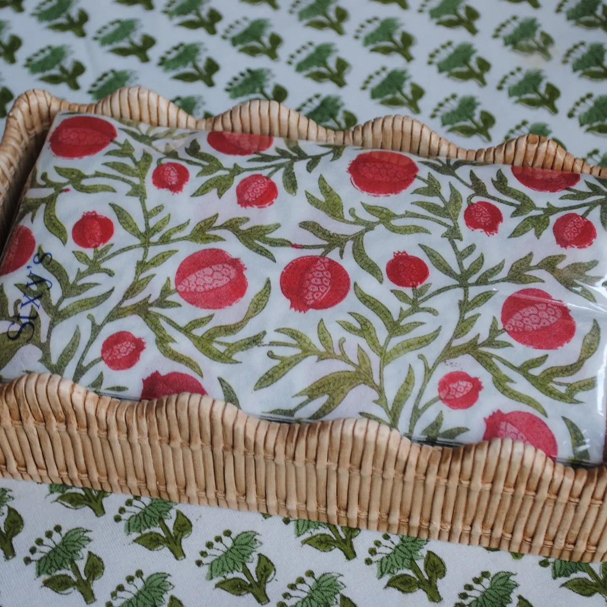 Pomegranate Guest Towels