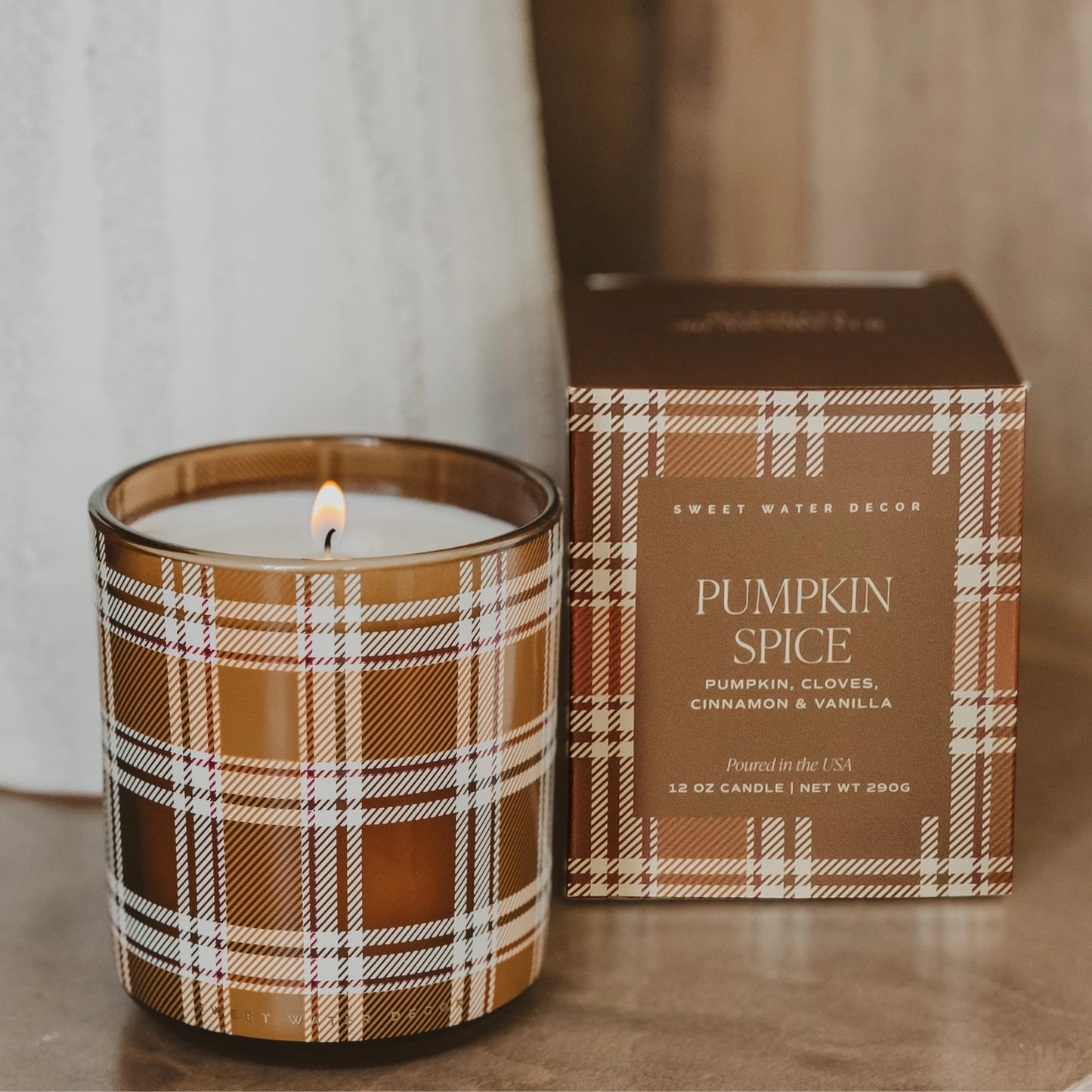 Pumpkin Spice Boxed Soy Candle