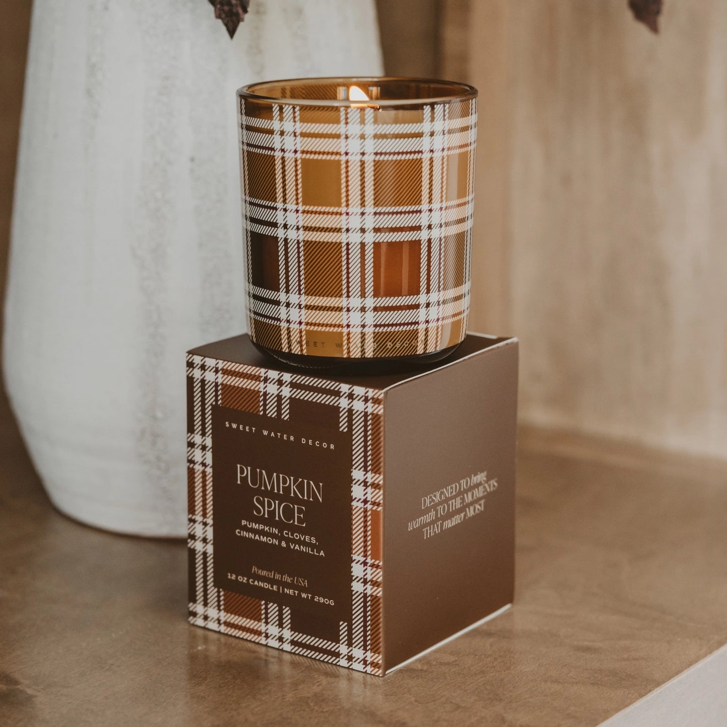 Pumpkin Spice Boxed Soy Candle