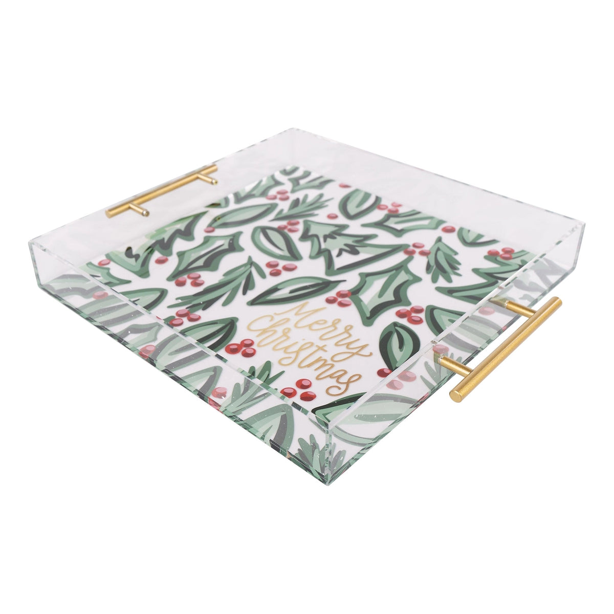Merry Christmas Acrylic Tray