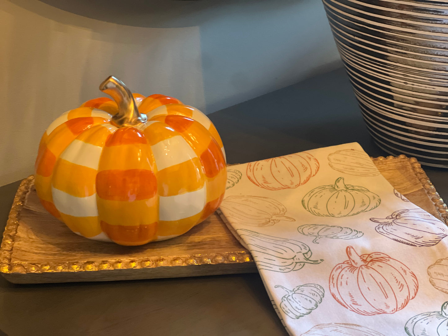 Pumpkin Tea Towel