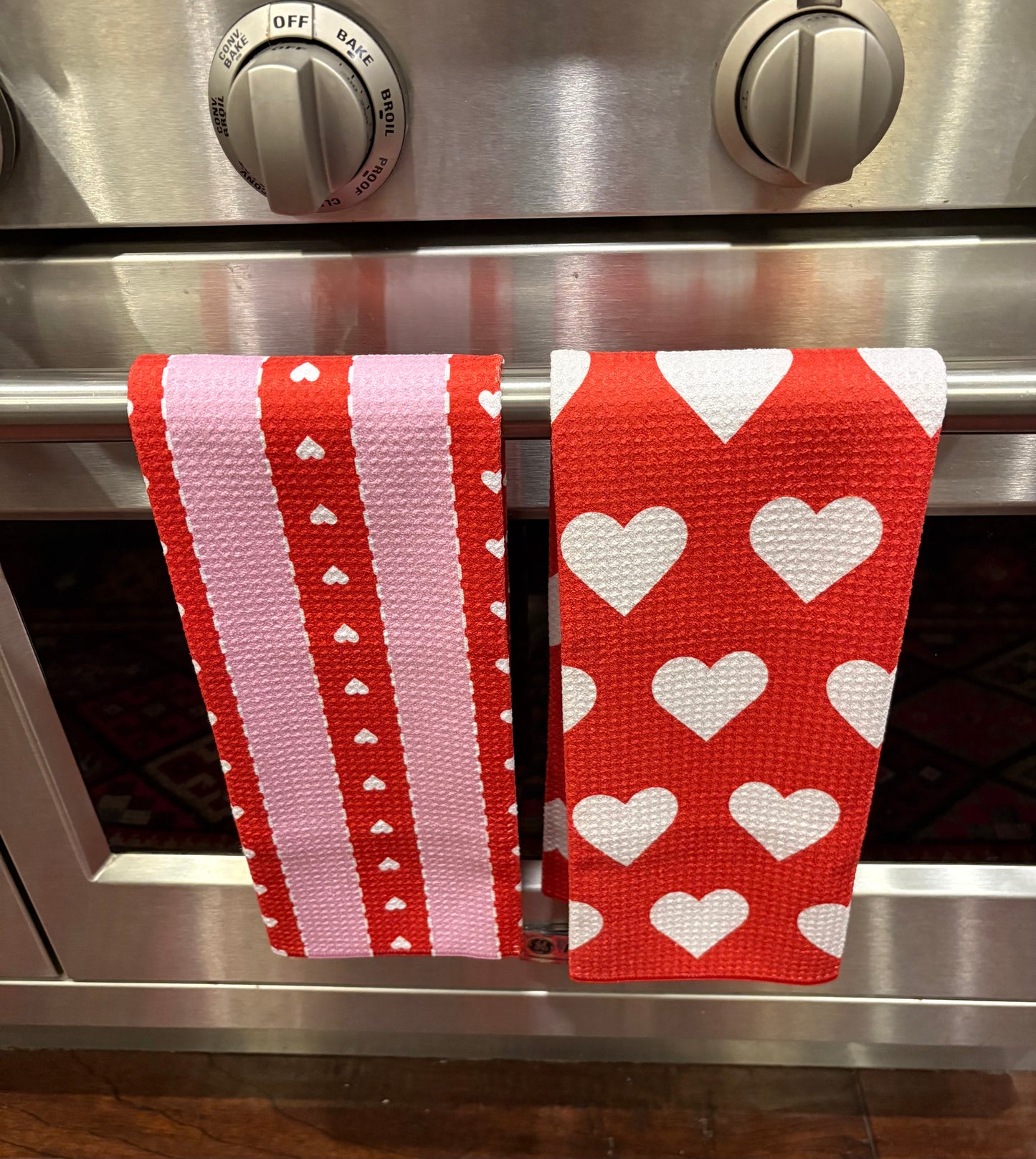 Geometry Simply Love Tea Towel
