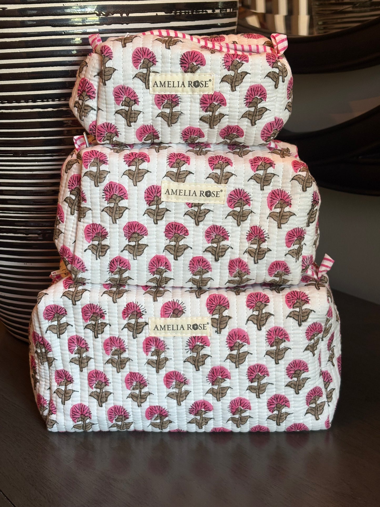 Hydrangea Make Up Bags