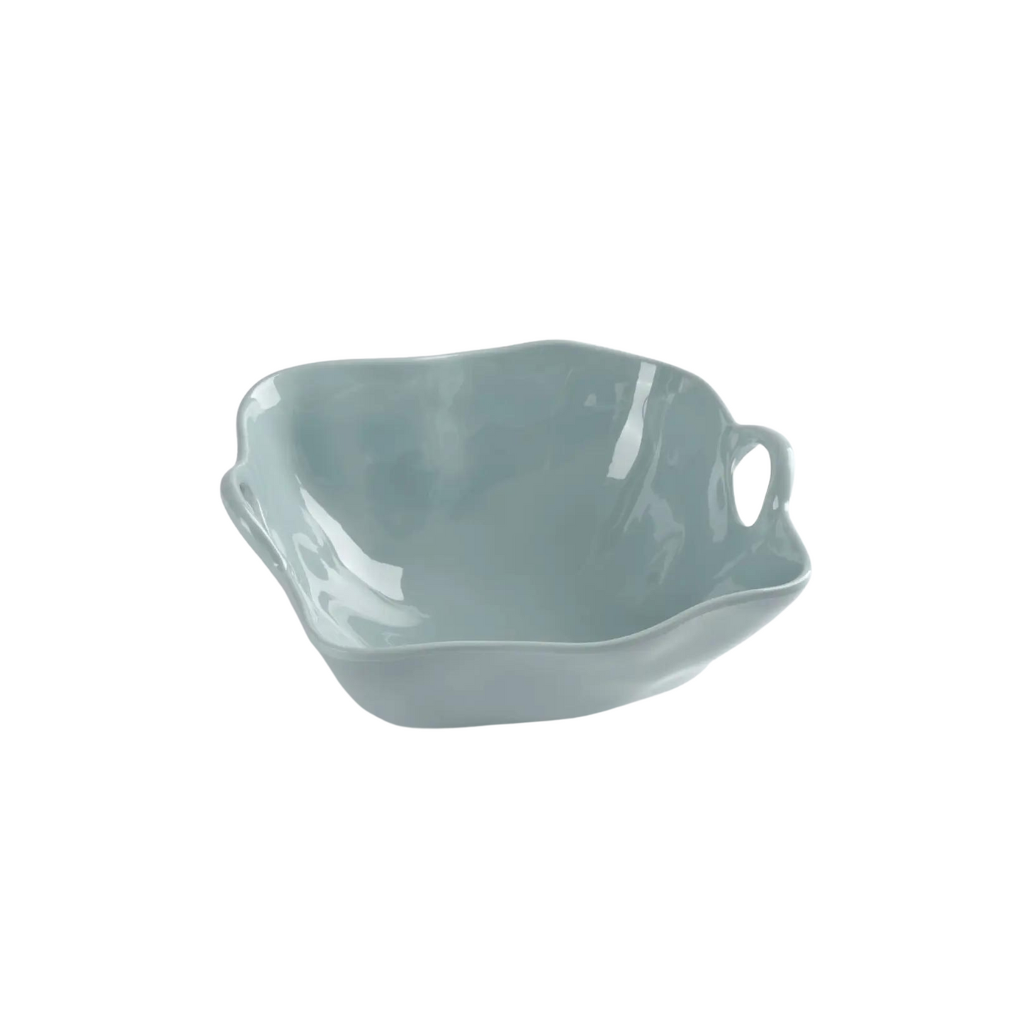 Large Bowl in Melamine-Aqua