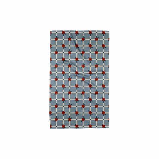 Geometry Floral Parade Tea Towel