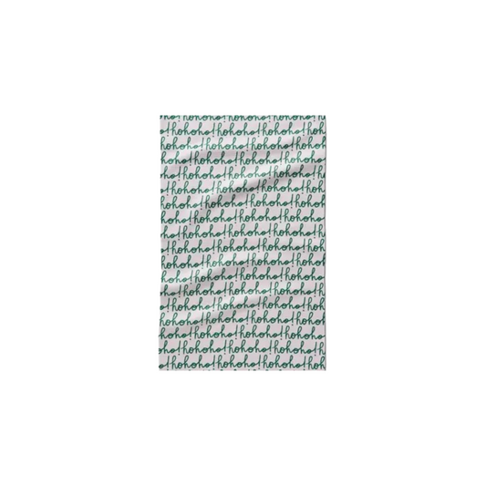 Geometry Ho Ho Ho Green Tea Towel