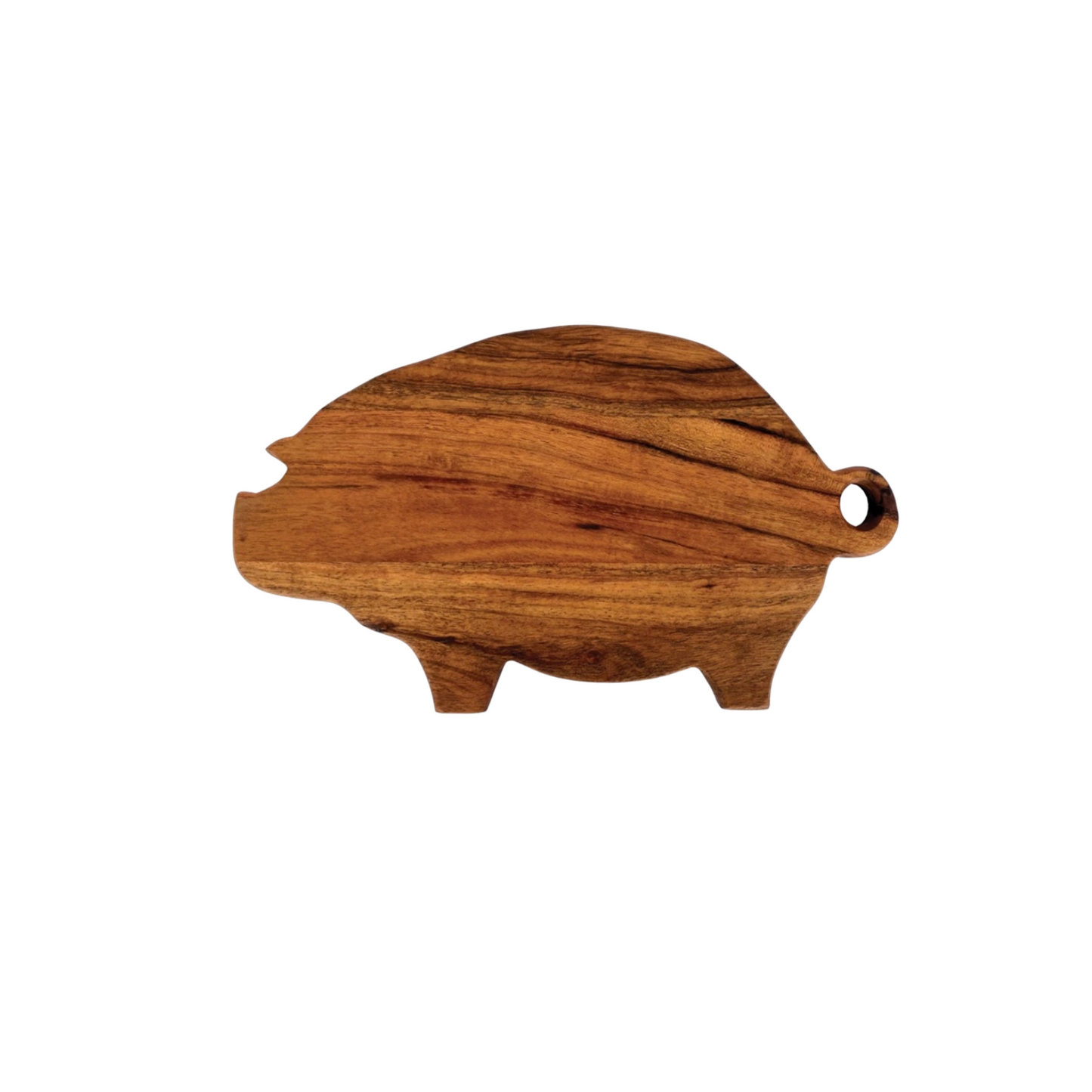 Mango Wood Pig Shaped Cheese/Cutting Board with Handle