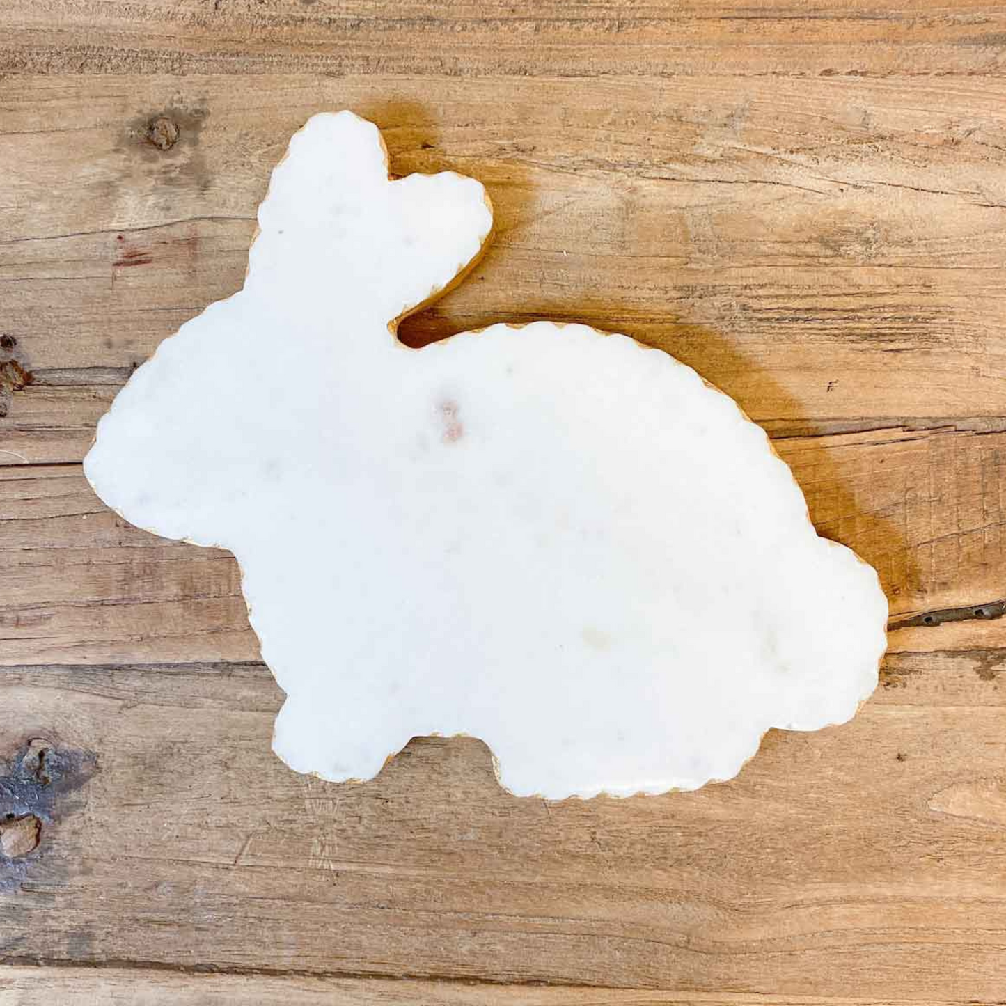 Bunny Shaped Marble Serving Board