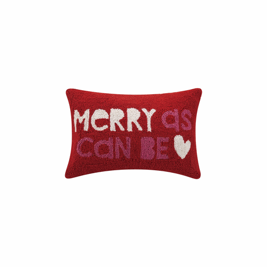 Merry as Can Be Hook Pillow