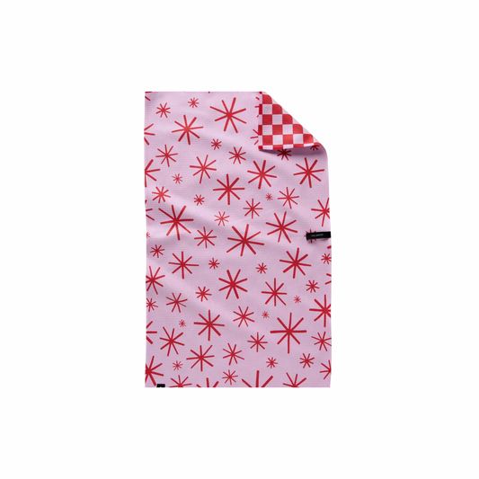 Geometry Christmas Cutie Double Sided Tea Towel