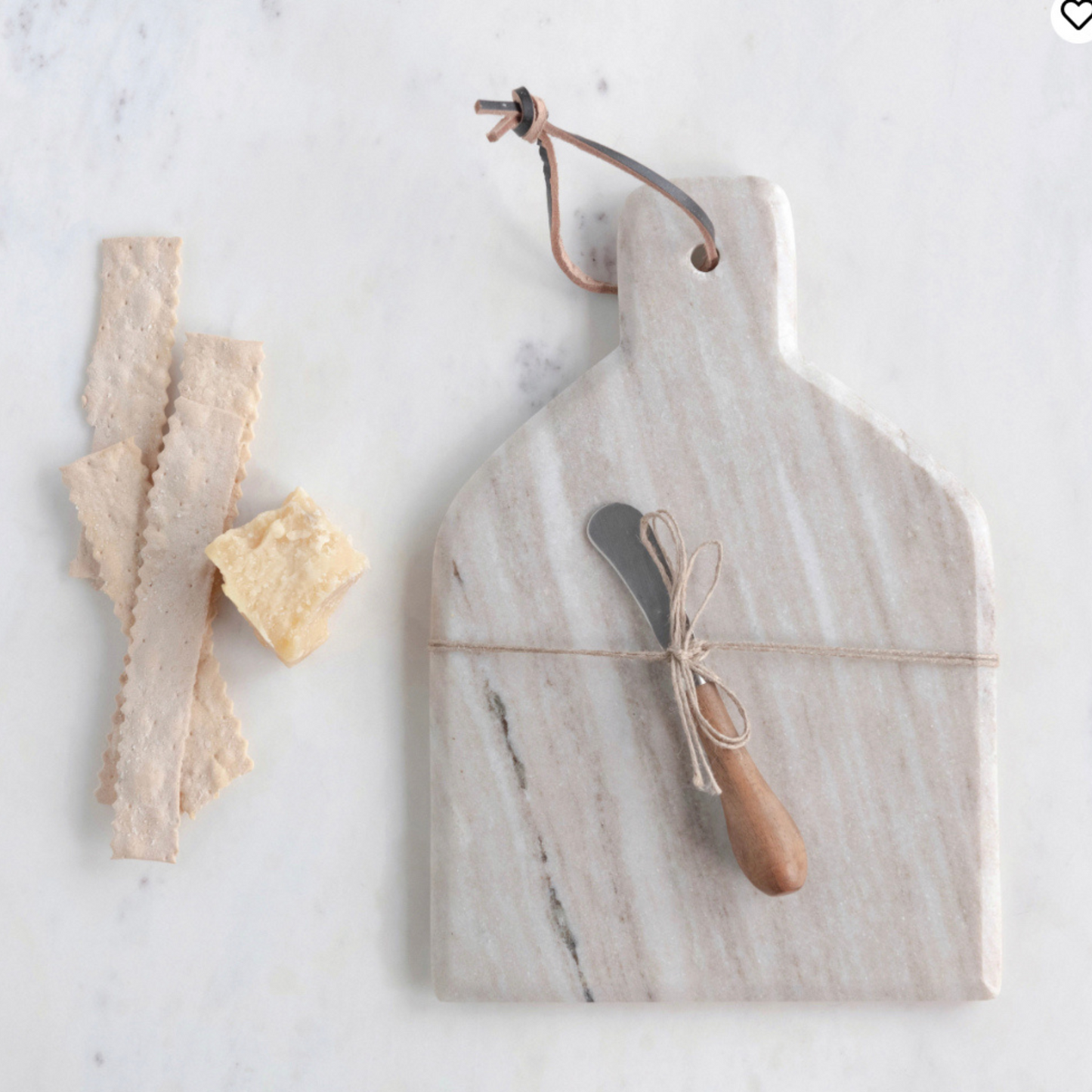 Cheese Cutting Board with Knife